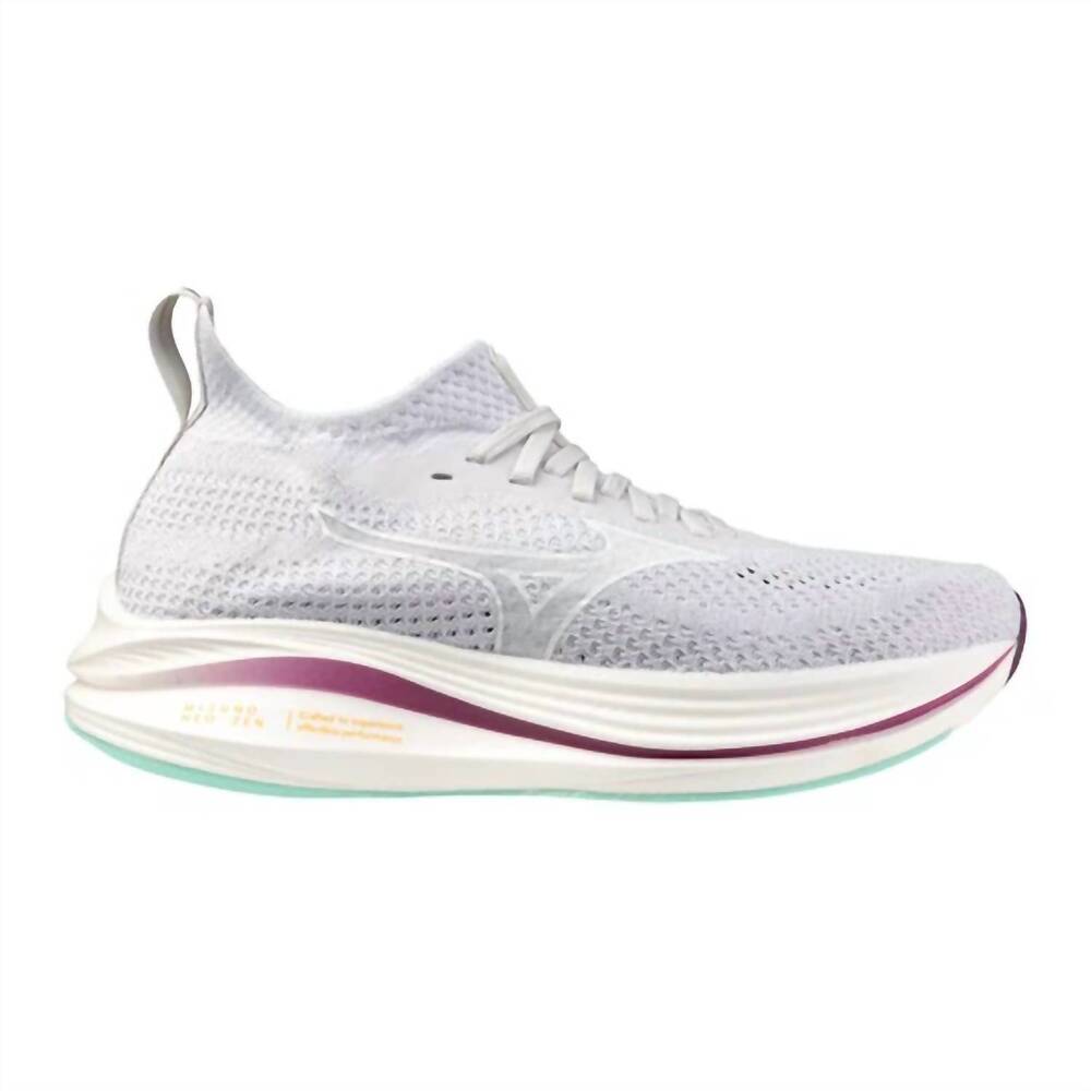 NEW MIZUNO women's neo zen shoes in nimbus cloud/white